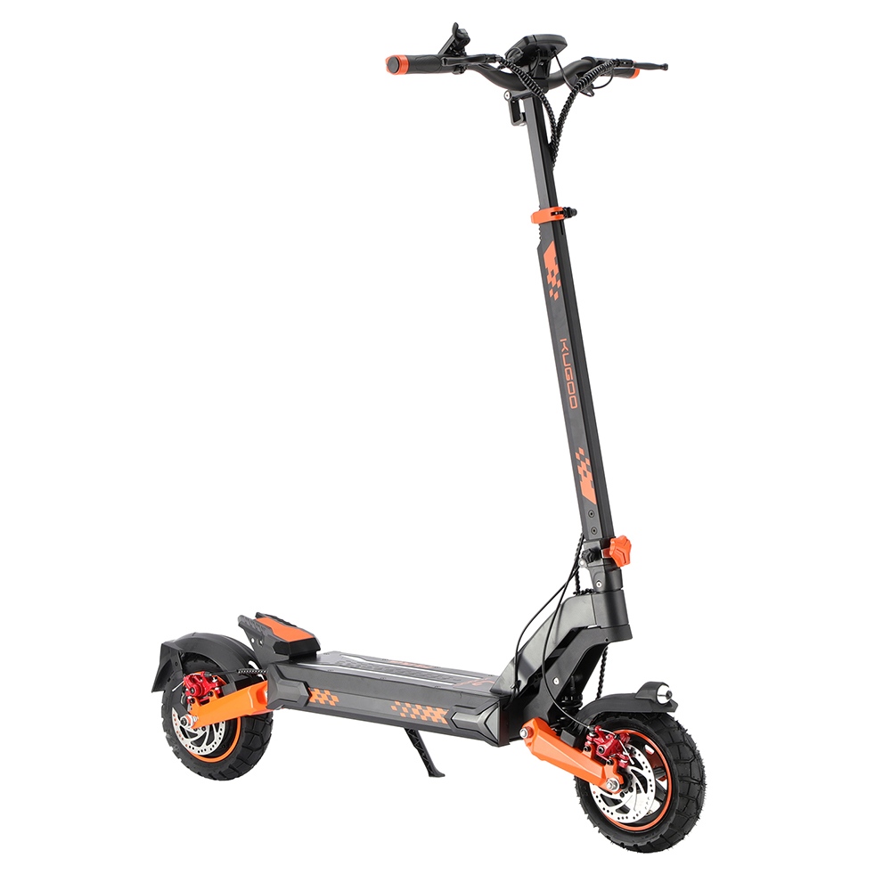 KUGOO F3 Plus Electric Scooter, 1000W Motor, 48V 20.8Ah Battery, 10 inch Tires, 50km/h Max Speed, 80km Range, Front & Rear Disc Brakes, Swingarm Suspension