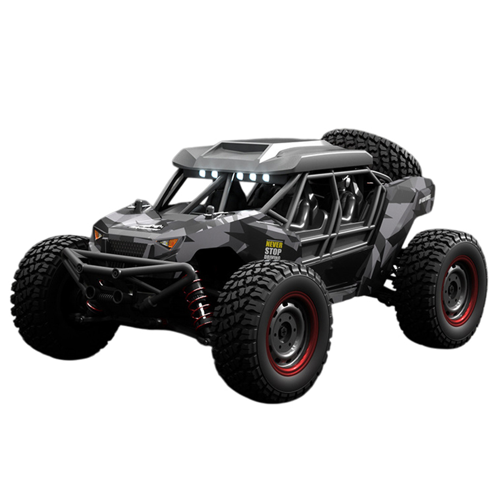 CrazyFastRC SCY 16106 RC Car 1/16 2.4G 4WD RC Truck Vehicle - Dark Grey