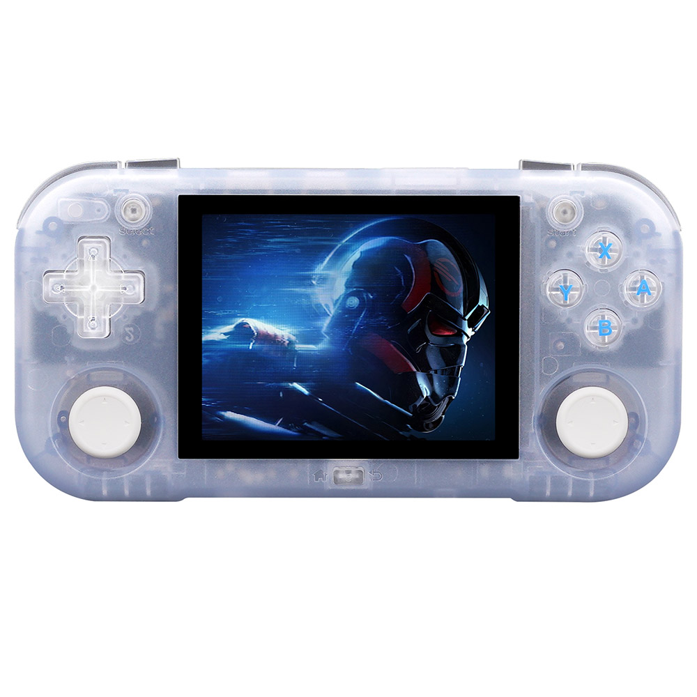 Magicx Mini Zero 28 V2 Retro Game Console, 2.8 inch 640-480 IPS Screen, 7 Hours Playtime, 128GB Storage - Blue