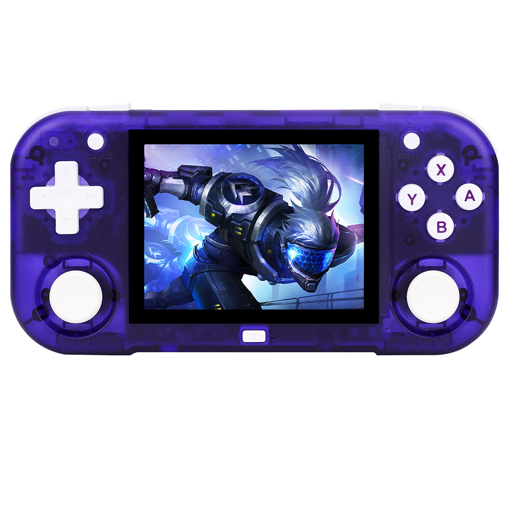 Magicx Mini Zero 28 V2 Retro Game Console, 2.8 inch 640-480 IPS Screen, 7 Hours Playtime, 128GB Storage - Purple