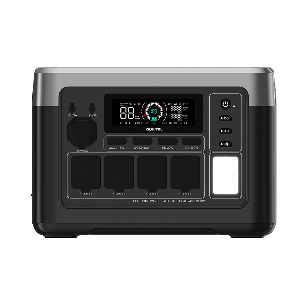 OUKITEL P1500 Plus Portable Power Station 1800W 1536Wh