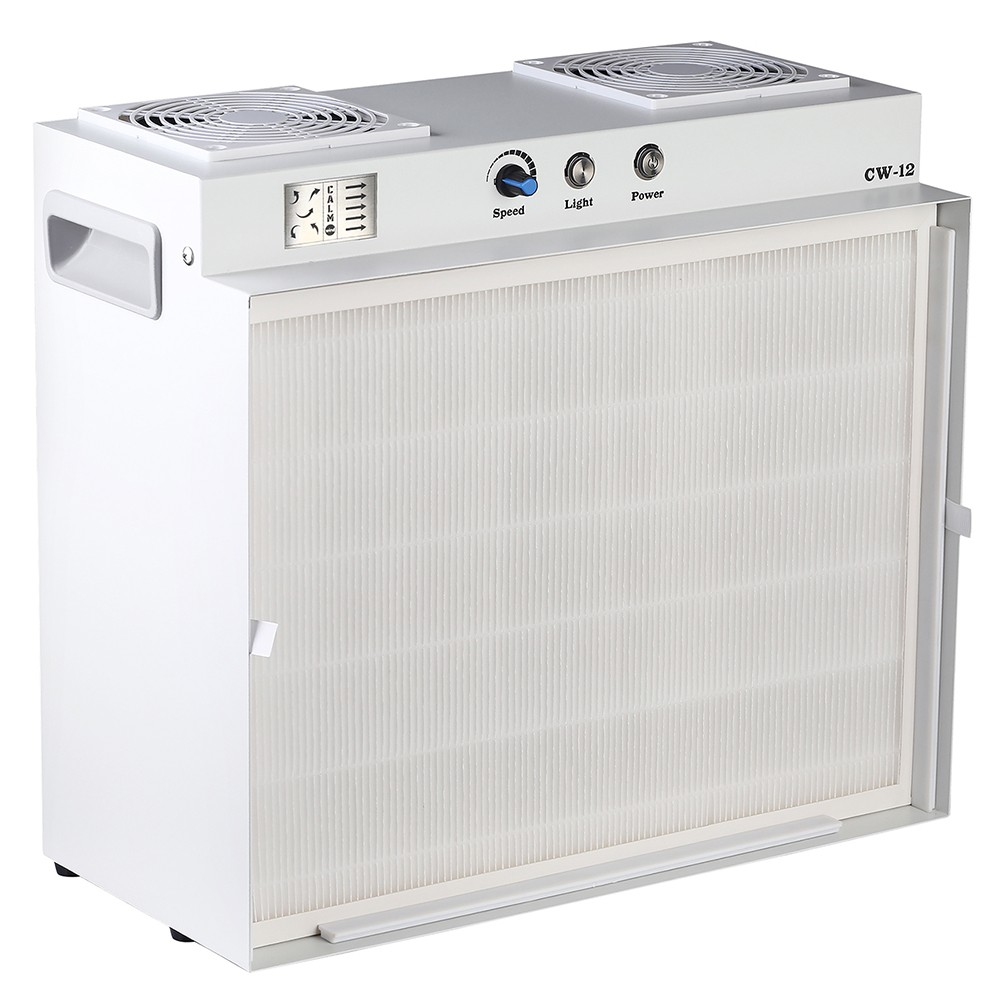 LTQ VAPOR CW-12 Laminar Flow Hood, 17x13-inch FFU Inoculation Box Fan Filter Unit for Laboratory, Clean Room, Mushroom Room, Includes HEAP Filter with H12 Class