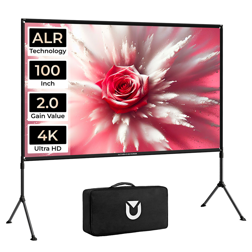Ultimea Photon E-ALR 100 inch Projection Screen with Stand