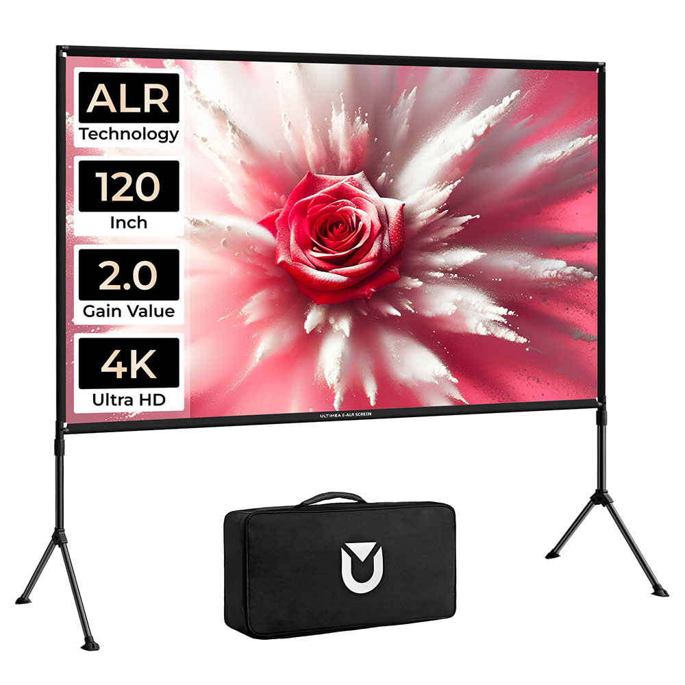 Ultimea Photon E-ALR 120 inch Projection Screen with Stand