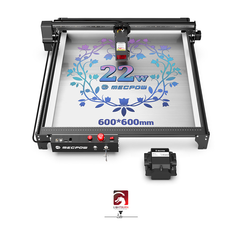 Mecpow X5 22W Laser + 1 Year LightBurn License