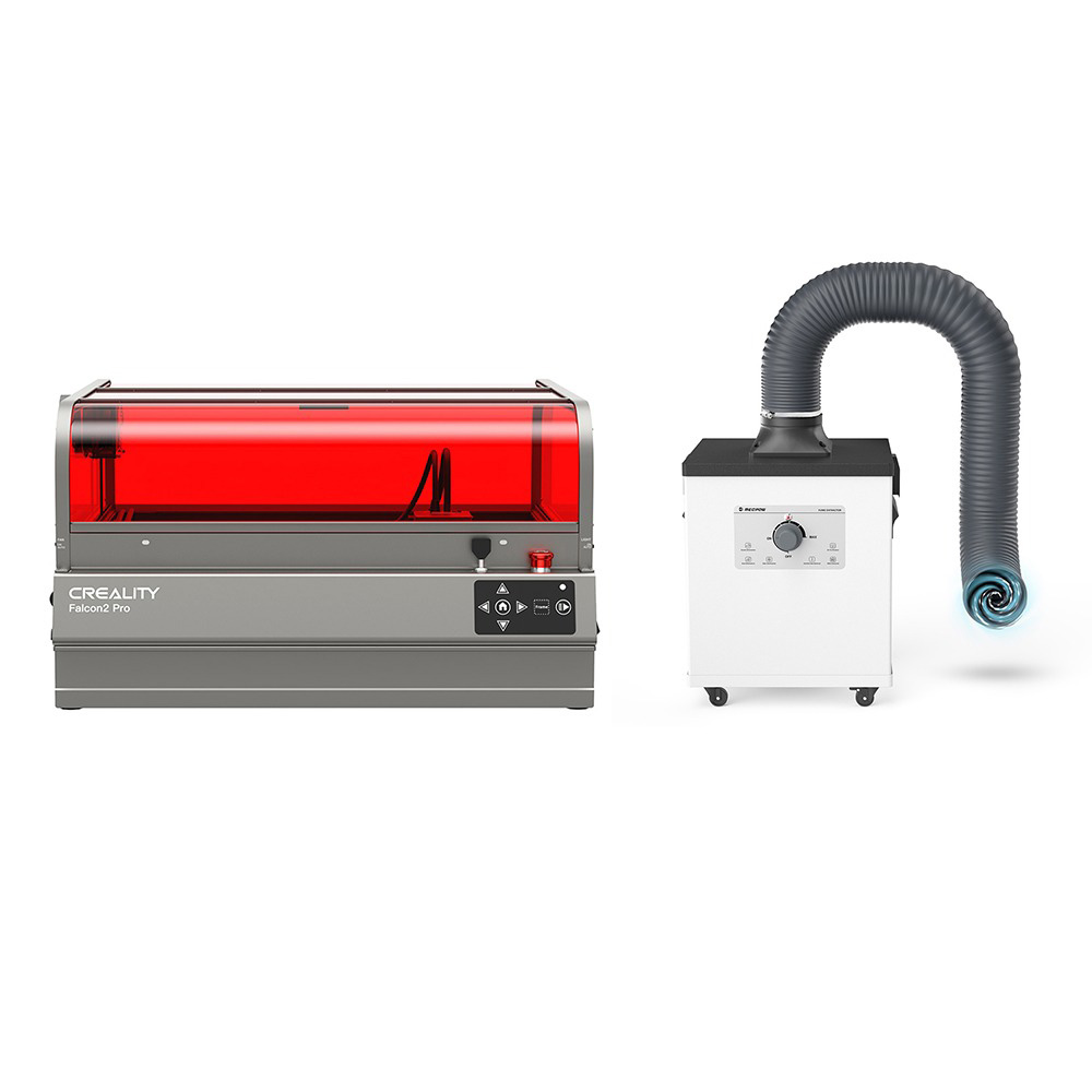 

Creality Falcon2 Pro 40W Laser Engraver + Mecpow P150 150W Smoke Purifier
