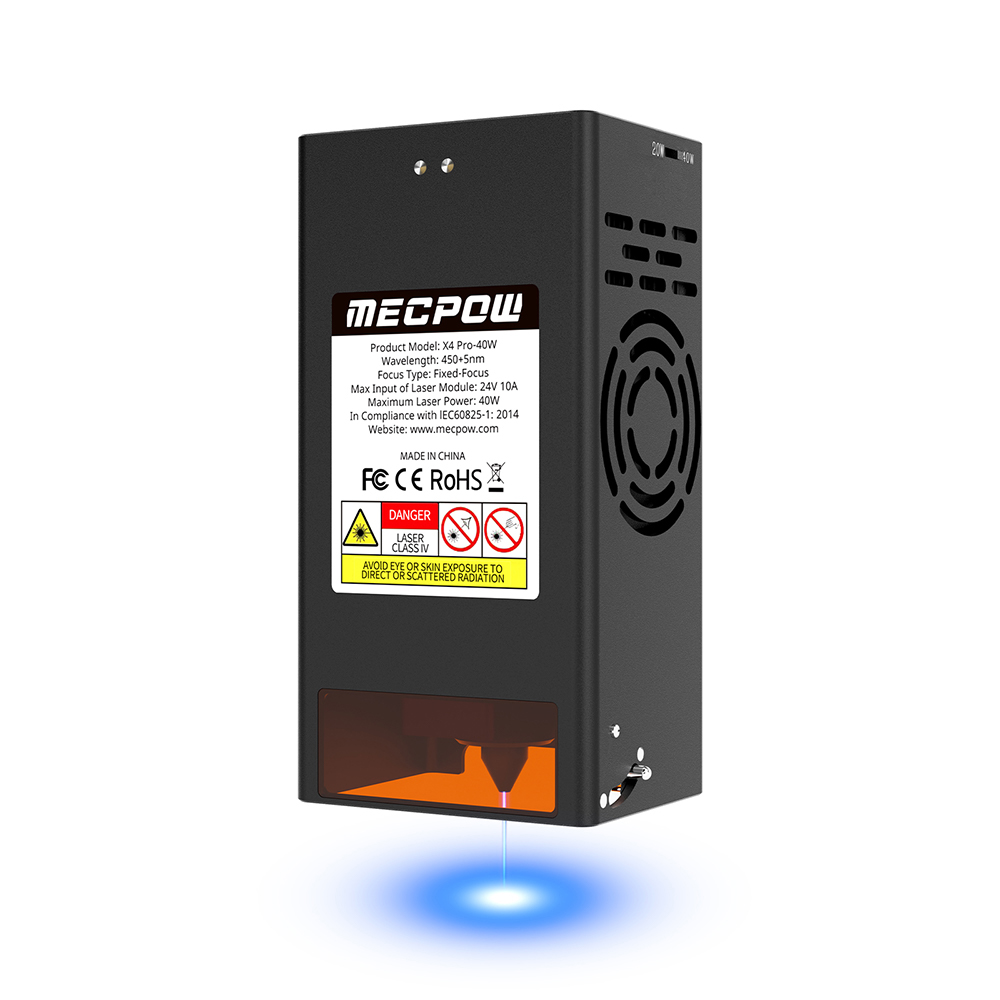 

Mecpow B40W 40W Laser Module with 10A Power Adapter