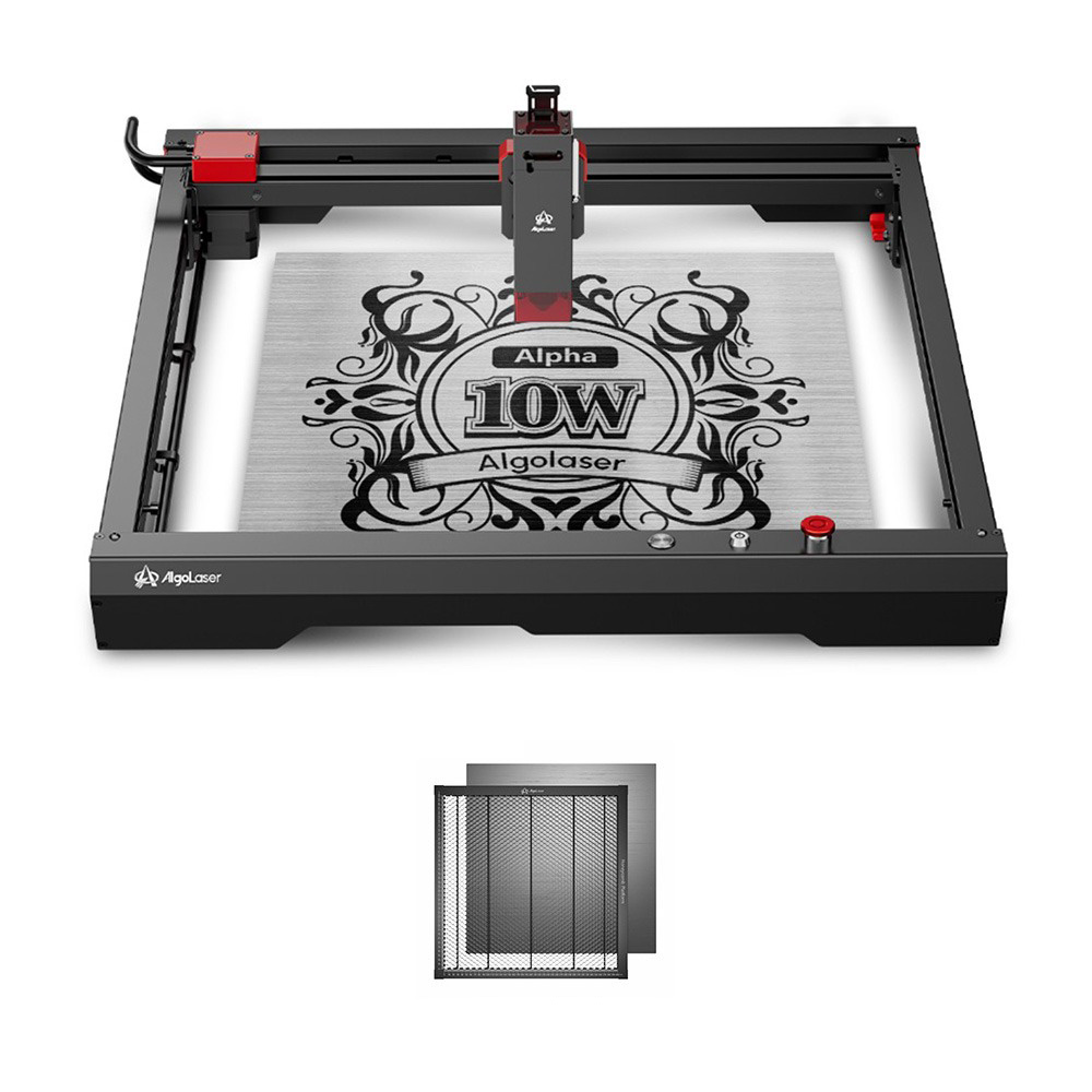 

AlgoLaser Alpha 10W Laser Engraver + Laser Bed