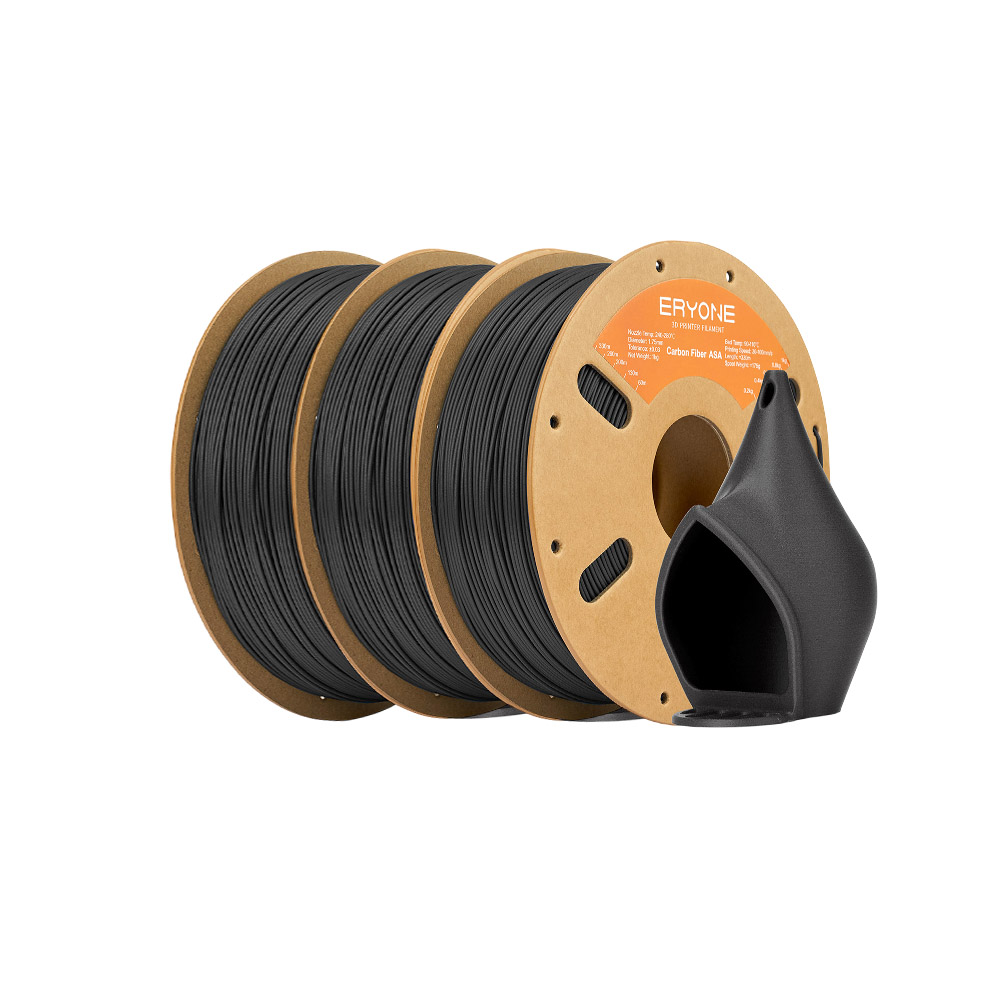 3kg ERYONE Carbon Fiber ASA Filament - Dark Gray