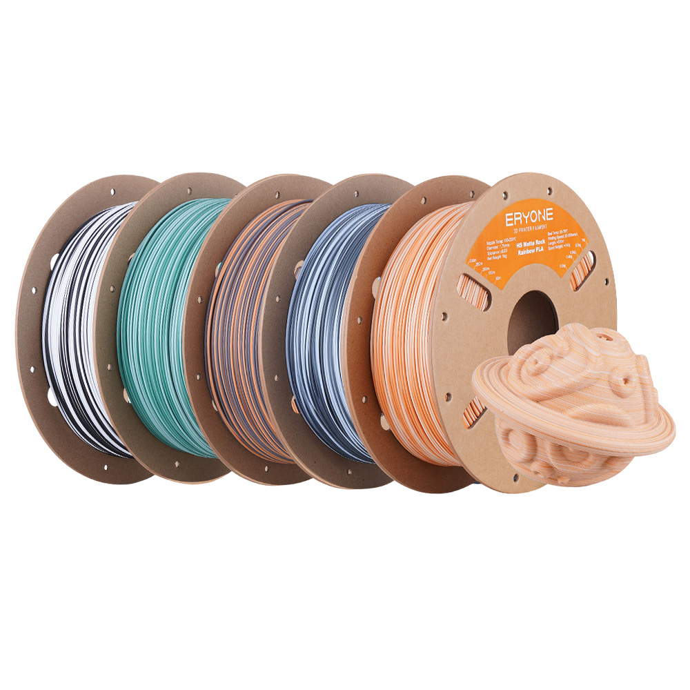 

5kg ERYONE High Speed PLA Matte Twisted - 1kg Zebra/ Frost Mint/ Totem Engraving/ Salt Flat/ Maple Amber