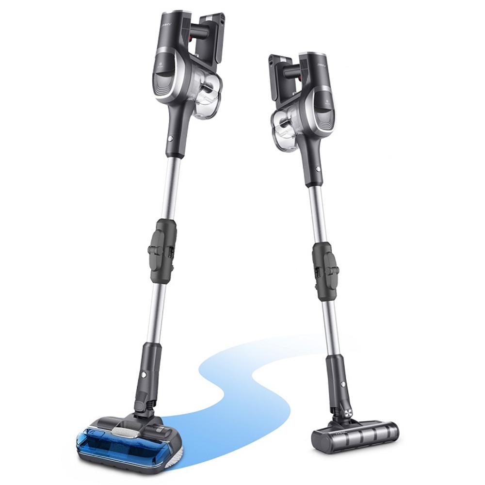 JIMMY JV9 Pro Aqua Cordless Vacuum Cleaner, 160AW Suction Power, Up to 65min Runtime, 500ml Water Tank, Gray