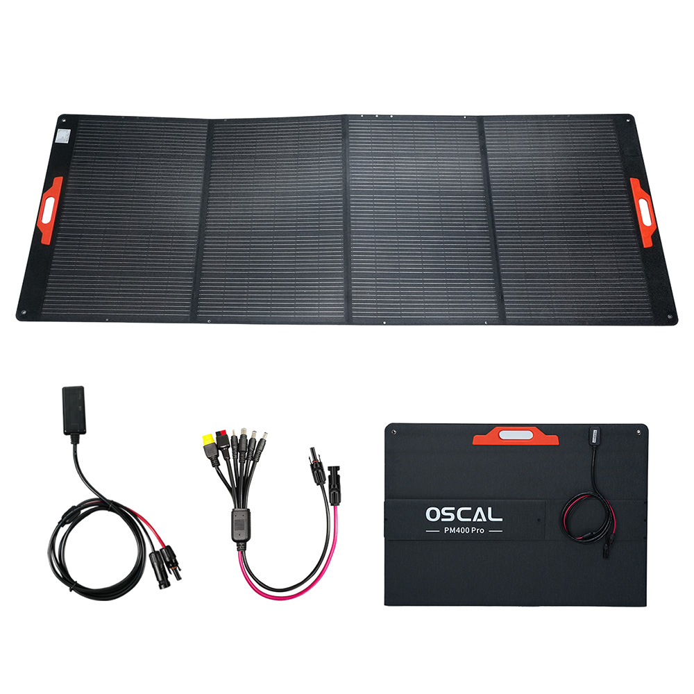 Blackview Oscal PM400 Pro 400W Foldable Solar Panel, ≥23% Solar Conversion Efficiency, IP67