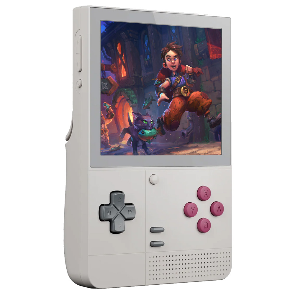 

Retroid Pocket Classic Android 14 Game Console, 3.92 inch 1240*1080 AMOLED Screen, 6GB RAM 128GB Storage, WiFi 5 Bluetooth 5.1, 5000mAh Battery - Retro Grey, Gray