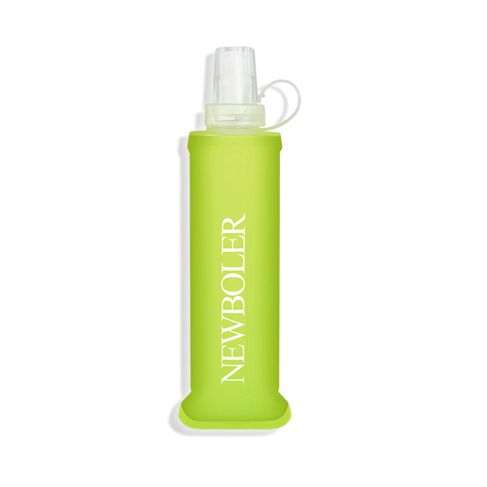 

NEWBOLER BOT200 Foldable Soft Water Bottle Collapsible Portable Sports Bottle BPA-free - 250ml, Lemon Yellow