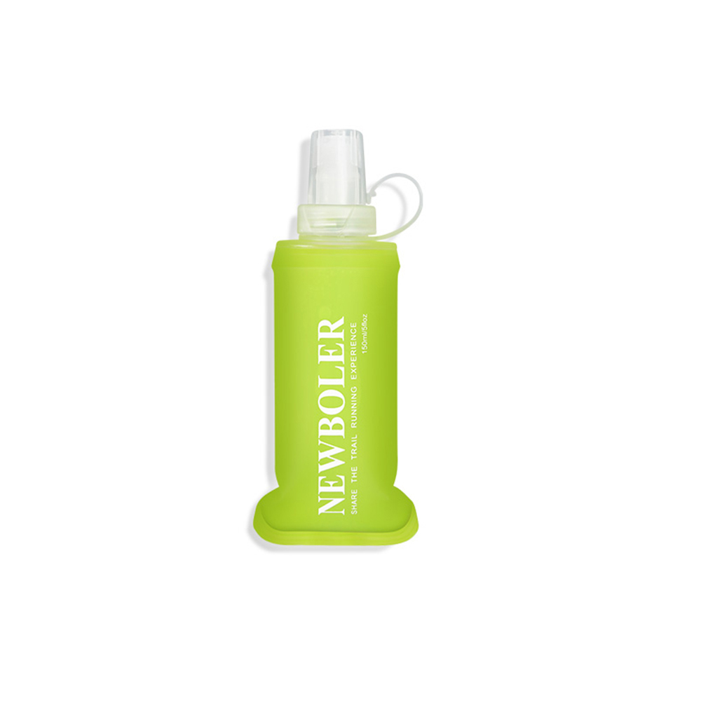 

NEWBOLER BOT200 Foldable Soft Water Bottle Collapsible Portable Sports Bottle BPA-free - 150ml, Lemon Yellow