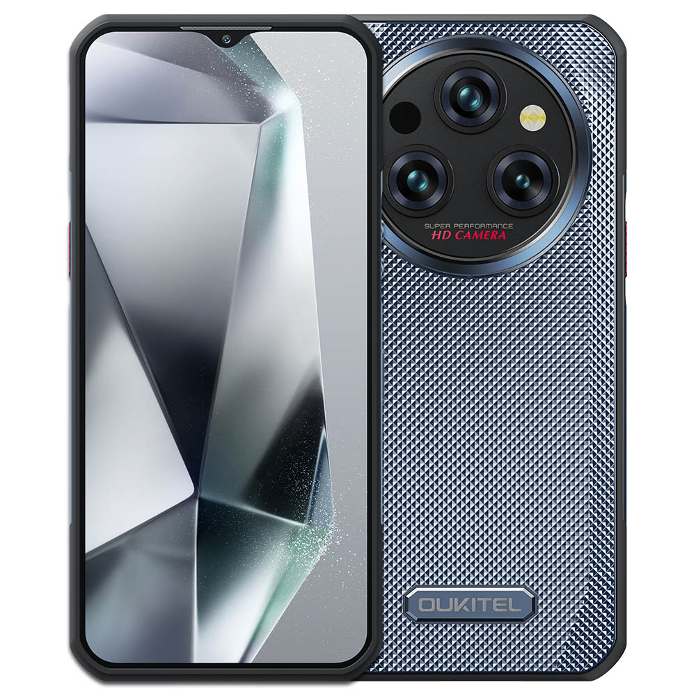

OUKITEL WP35 Pro Rugged Phone, 12+512GB, 11000mAh, 6.6inch FHD+, 64MP+32MP Cam, NFC/OTG/GPS, Dual SIM, BT5.2, Gray