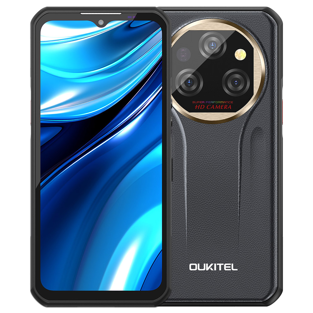 

OUKITEL WP39 Pro 5G Rugged Phone, 12+512GB, 11000mAh, 6.6" FHD+, 64MP Cam, Android 14, IP68, NFC/GPS, Golden