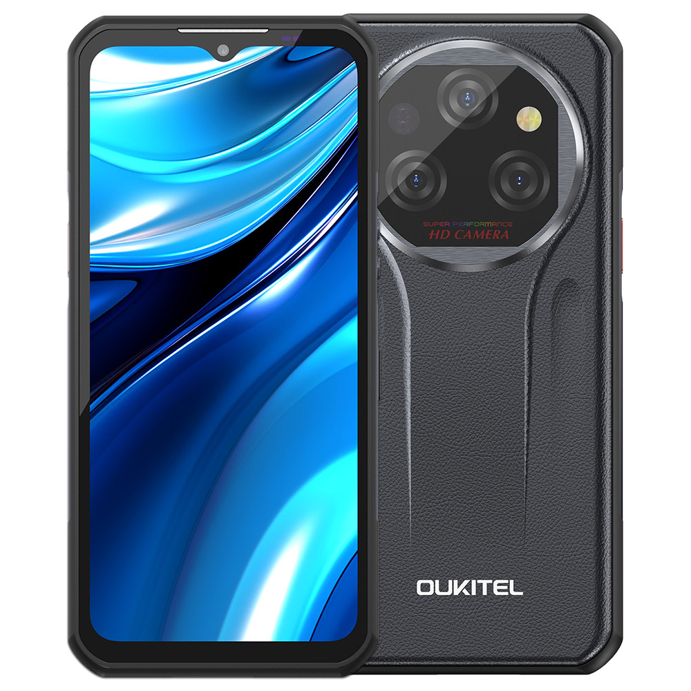 

OUKITEL WP39 Pro 5G Rugged Phone, 12+512GB, 11000mAh, 6.6" FHD+, 64MP Cam, Android 14, IP68, NFC/GPS, Gray
