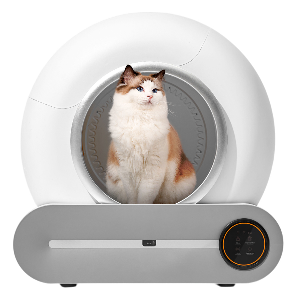 

A2401 Smart Cat Litter Box, Large Capacity, Auto-clean
