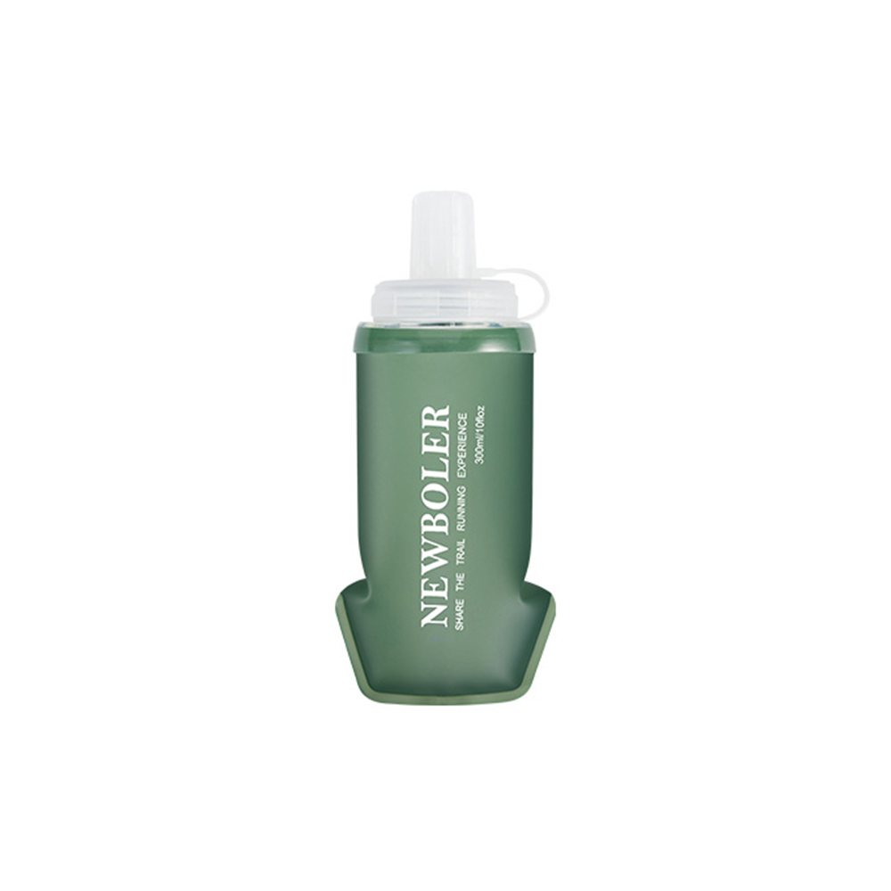 

NEWBOLER BOT225 Foldable Soft Water Bottle Collapsible Portable Sports Bottle BPA-free - 300ml, Green