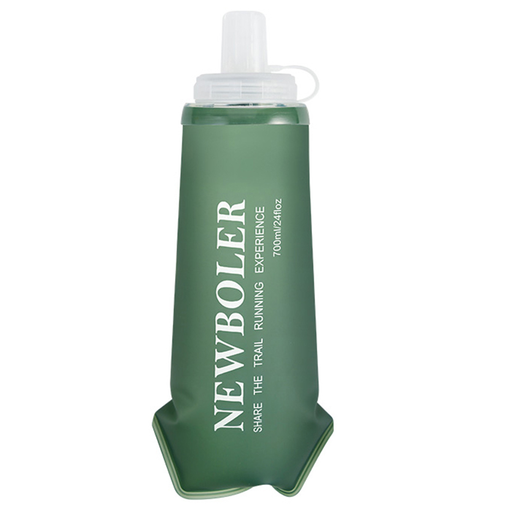 

NEWBOLER BOT225 Foldable Soft Water Bottle Collapsible Portable Sports Bottle BPA-free - 700ml, Green