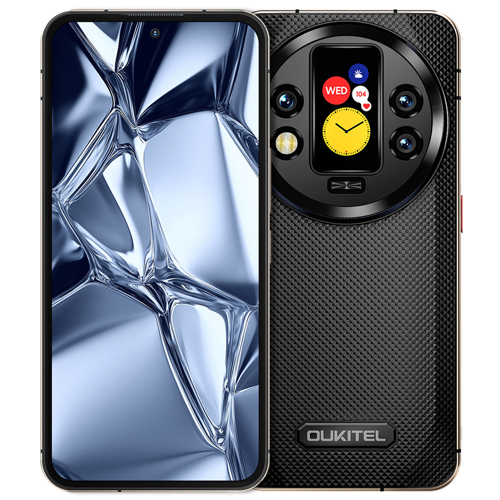 

OUKITEL WP200 Pro 5G Rugged Phone, with Earphone/SmartWatch, 24GB+1TB, 6.7'' AMOLED, 108MP Camera, 8800mAh Battery, Android 15, IP68, Black