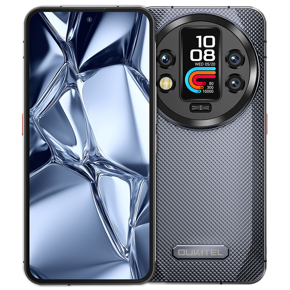 

OUKITEL WP200 Pro 5G Rugged Phone, with Earphone/SmartWatch, 24GB+1TB, 6.7'' AMOLED, 108MP Camera, 8800mAh Battery, Android 15, IP68, Gray