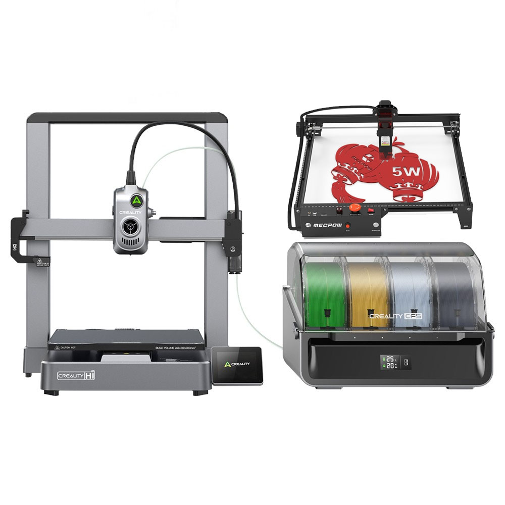 Creality Hi Combo + Mecpow X3 5W Laser Engraver