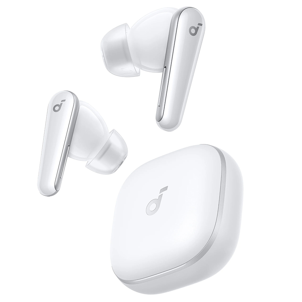 Anker Soundcore Liberty 5 ANC Earbuds, Dolby Audio, 2x Stronger Voice Reduction, Adaptive ANC 3.0, Up to 48 Hours Playtime - White