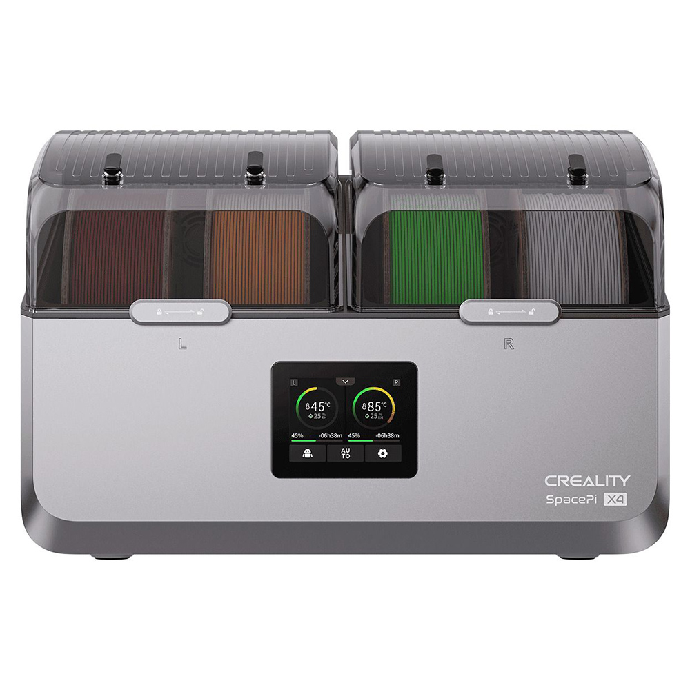 Creality SpacePi X4 Filament Dryer Box, 4-Spool Storage, Dual Heating Chambers, 85°C Max Temperature, for PLA/TPU/PETG/ABS/Nylon