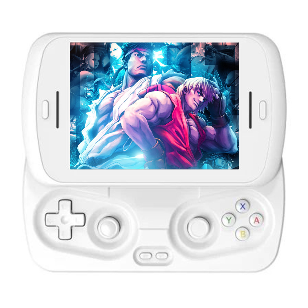 ANBERNIC RG Slide Game Console, 256GB TF Card with 7000+ Games, 4.7 inch 1280*960 120Hz Touchscreen, 8GB LPDDR4X  + 128GB UFS2.2, Al Assistant, Android 13, Capacitive Joystick - White