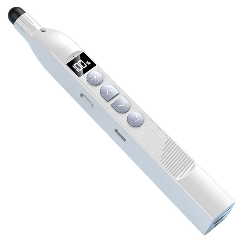 

S18Pro Wireless Laser Pointer for Presentation with Telescopic Stick, White