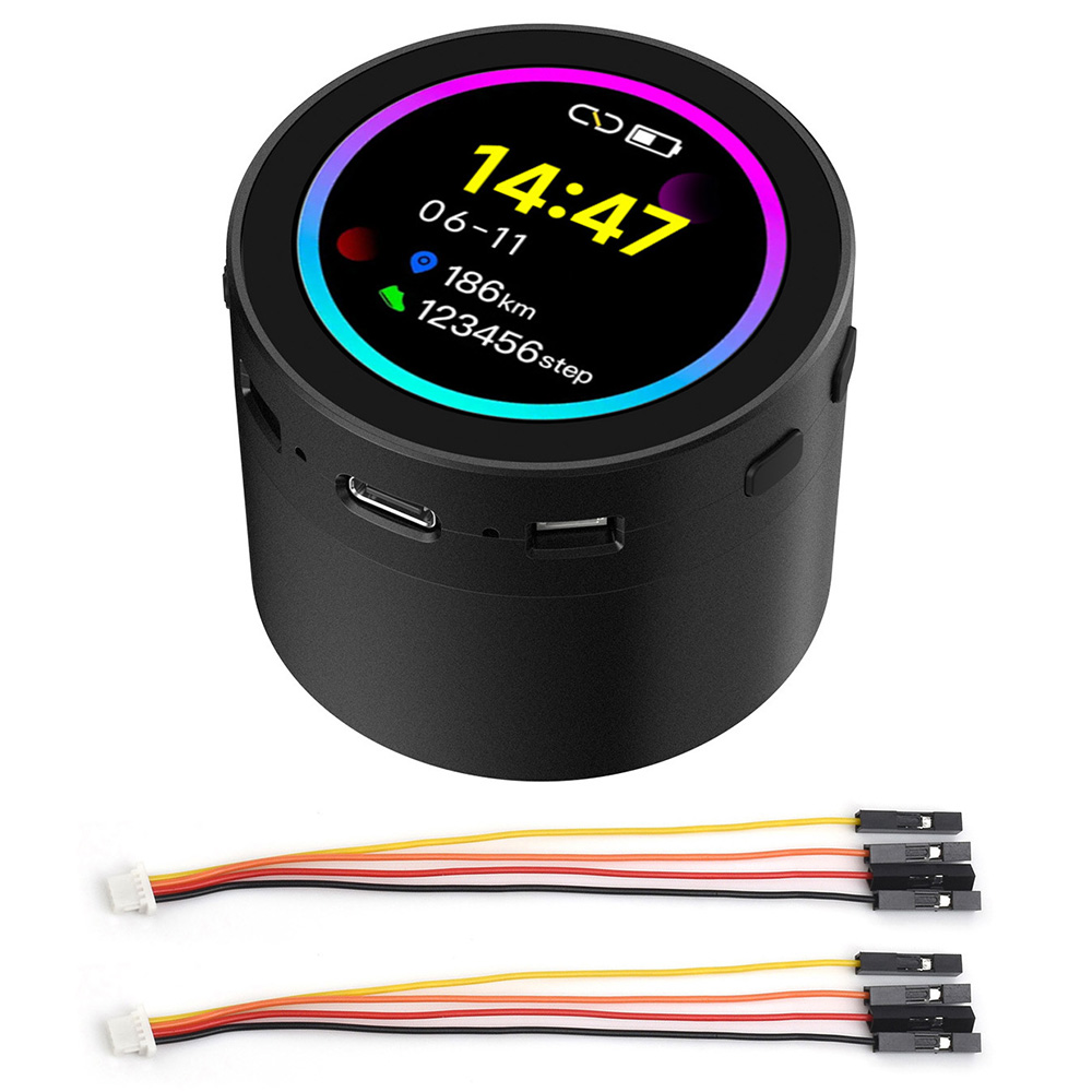 

Waveshare ESP32-S3 1.85inch Round LCD Development Board, 360×360, Up to 240MHz Frequency, Supports Wi-Fi & Bluetooth, AI Speech, Smart Speaker, Battery Not Included