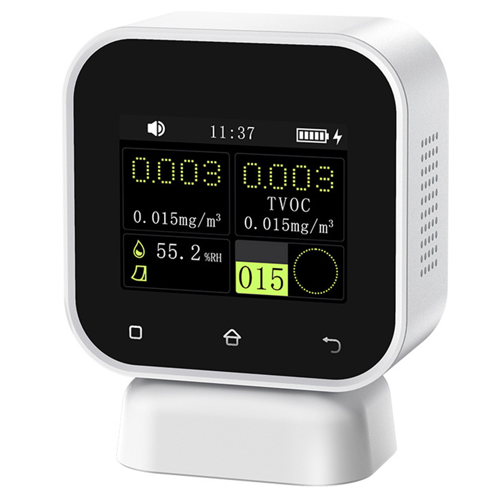 

FNIRSI SFD02 4-in-1 Air Quality Monitor, Formaldehyde Detector, HCHO TVOC Temp Tester