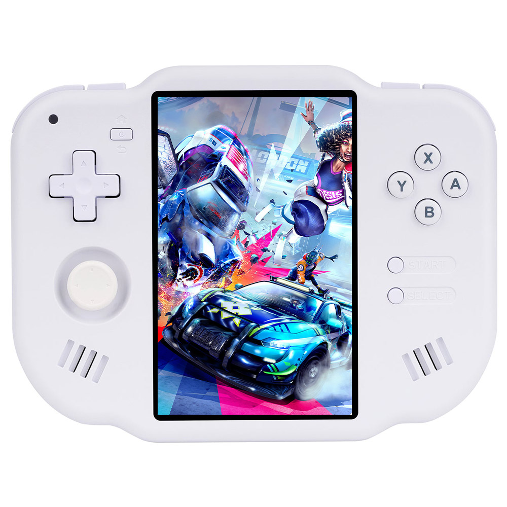 

Magicx Zero 40 Retro Game Console, 4 inch IPS Touchscreen, 64GB TF Card, 30+ Emulators, 64-bit Android System, 7 Hours of Battery Life - White