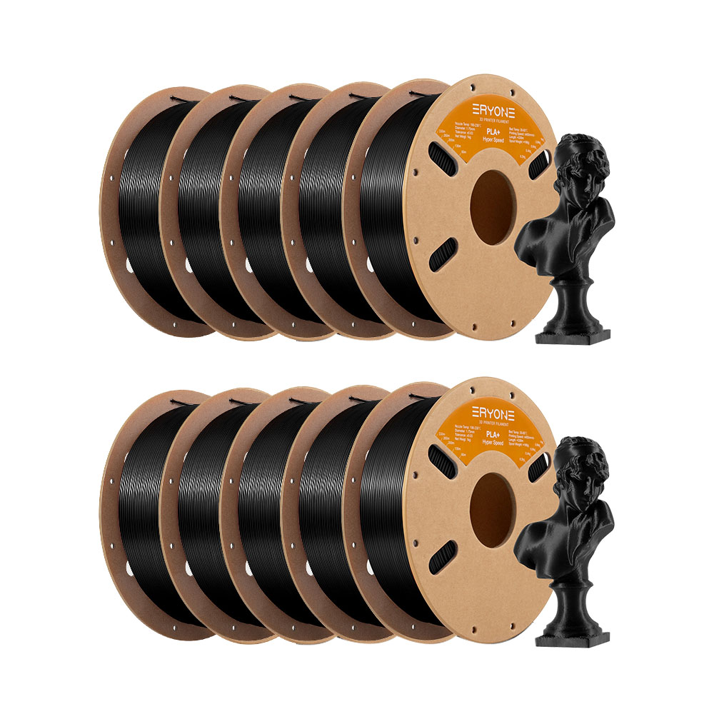 10kg ERYONE High Speed PLA+ Filament - Black