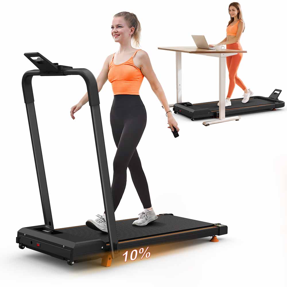 Q29-1B Walking Treadmill with Incline, 2.5HP Motor, P1-P12 Preset Programs, 120KG Capacity, APP & Remote Control