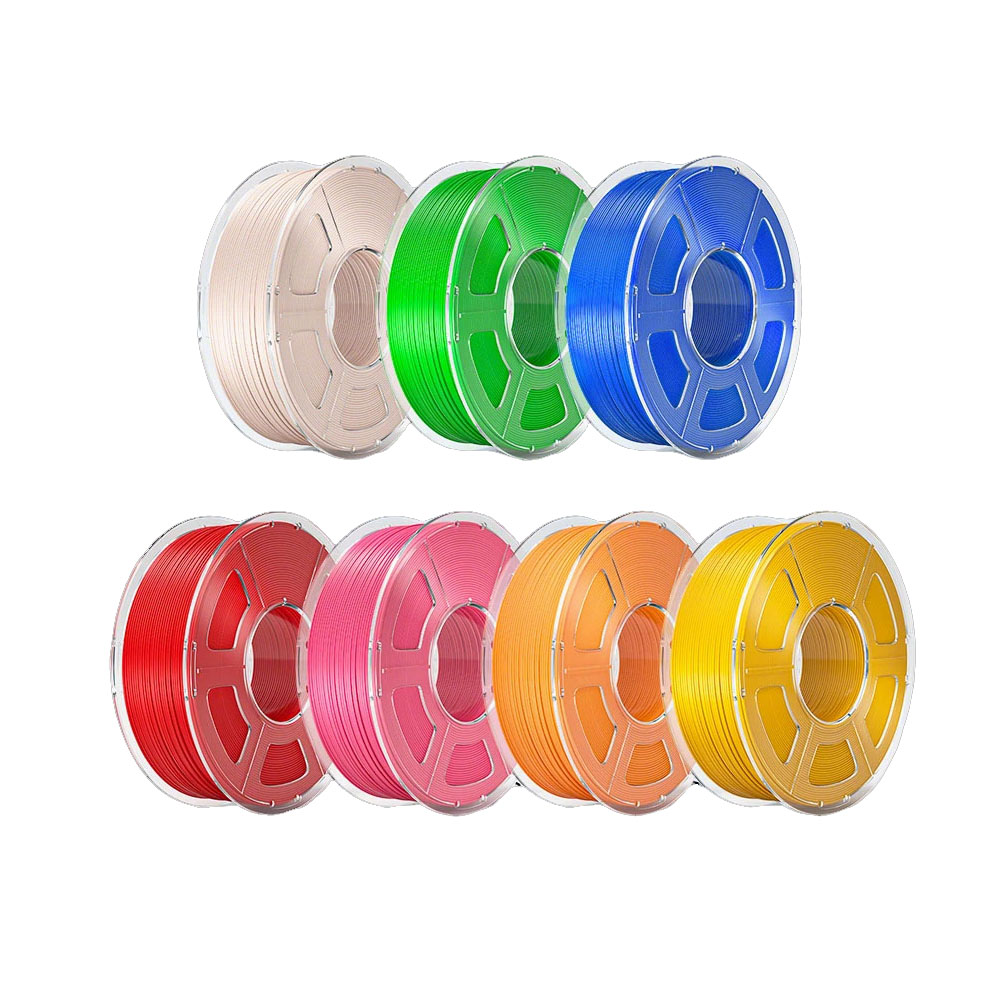 7kg Mecpow High Speed PLA+ Filament - 1kg Red/ Blue/ Skin Color/ Green/ Yellow/ Orange/ Pink