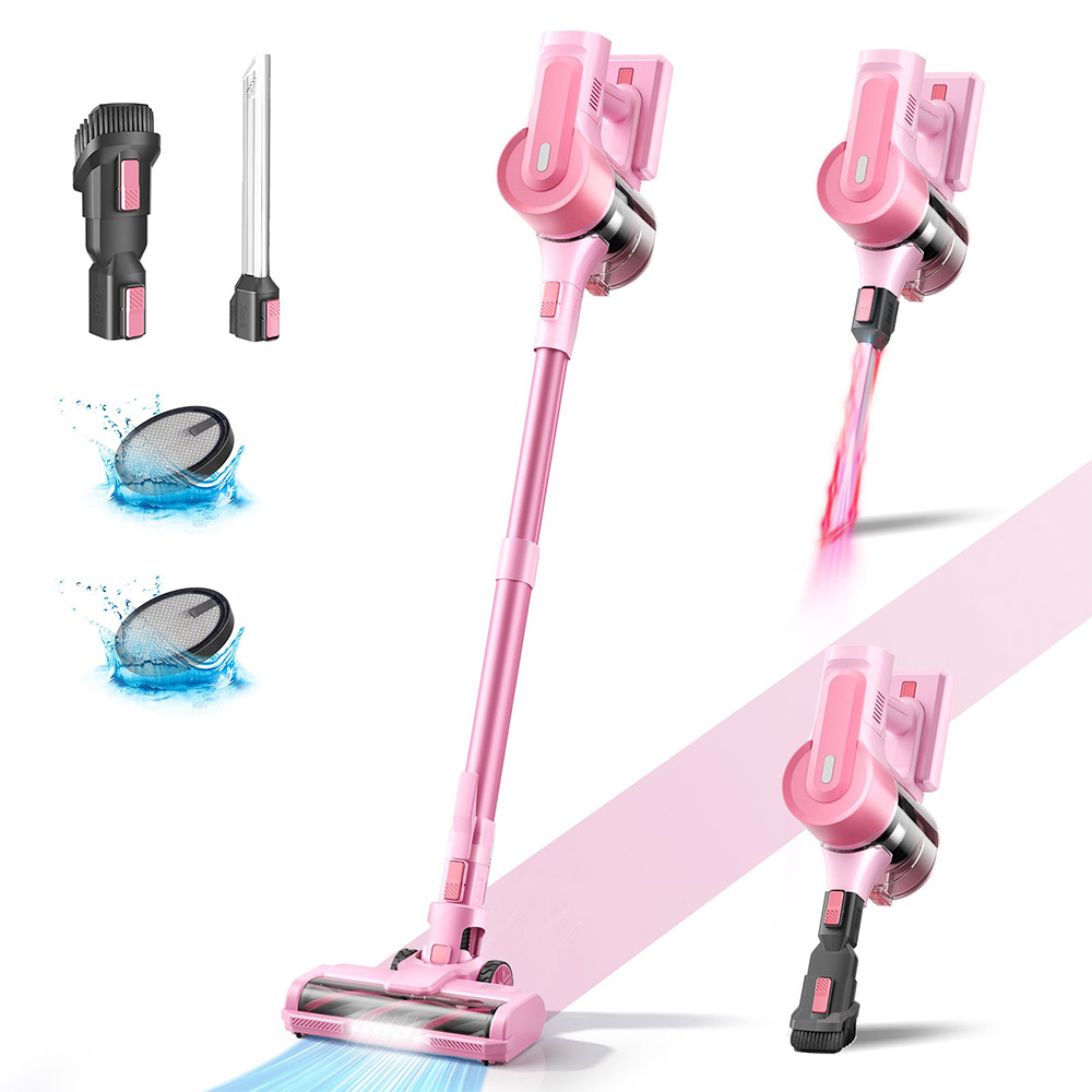

INSE S11 Pro Cordless Vacuum Cleaner, 30kPa 350W Suction, Max 50min Runtime for Hard Floor Pet Hair