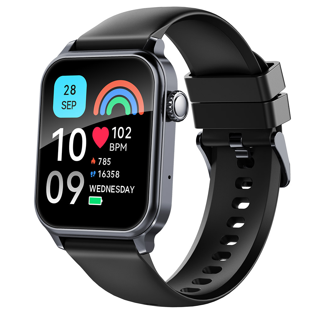 

SENBONO JX633 Smartwatch, 1.83 inch Screen, IP68 Waterproof, 600mAh Battery, 100+ Sports Modes, Bluetooth Calling, Sleep Monitoring - Black