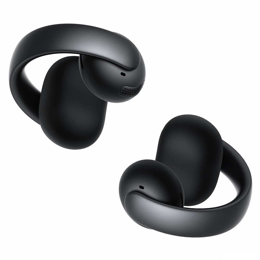 Anker Soundcore AeroClip Open-Ear Clip-On Earbuds, Snug and Secure, IPX4 Water-Resistant, Dynamic Voice Capture, Long-Lasting
Listening - Black