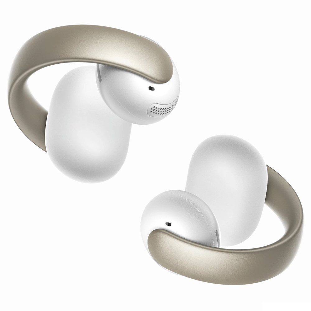 Anker Soundcore AeroClip Open-Ear Clip-On Earbuds, Snug and Secure, IPX4 Water-Resistant, Dynamic Voice Capture, Long-Lasting
Listening - White