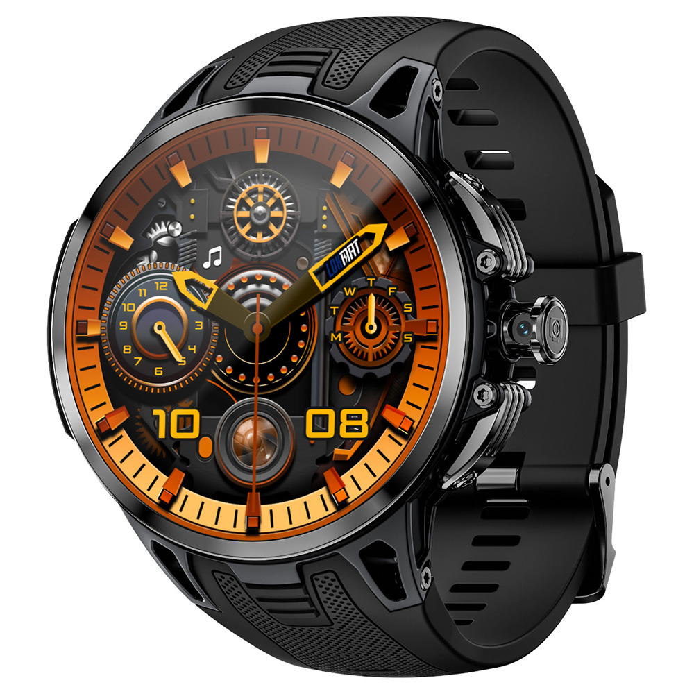 LOKMAT APPLLP 4 PRO Smartwatch, 1.75 inch AMOLED Screen, 5G Calling, NFC Function, Heart Rate Monitoring, Multiple Sports Modes - Black