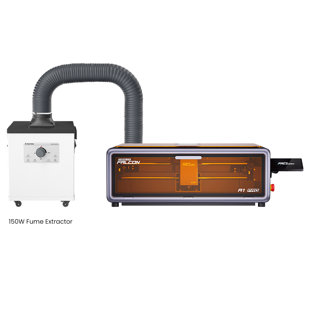 

Creality Falcon A1 Pro 20W Laser + 150W Fume Extractor