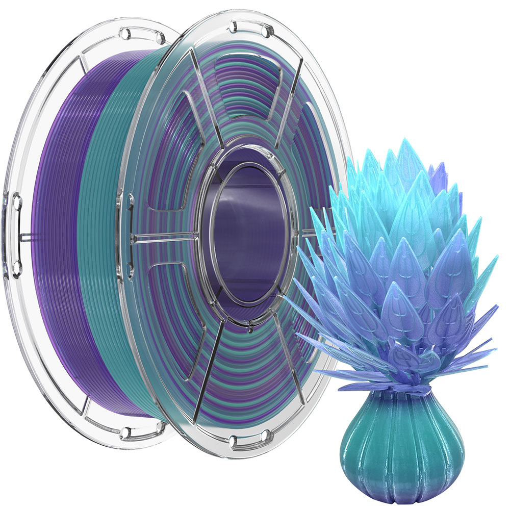 Mecpow High Speed PETG Filament, 1kg - Green-Purple