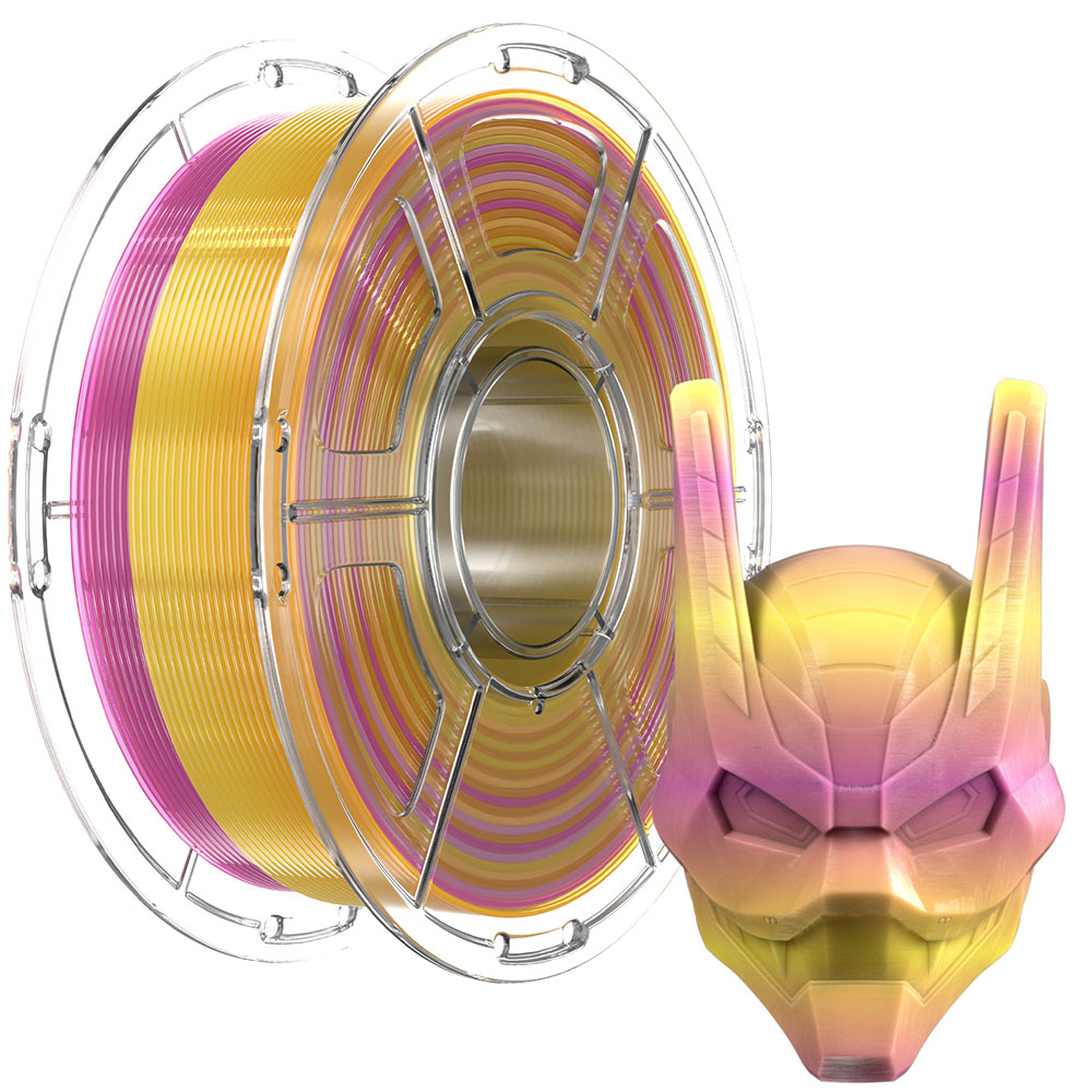 Mecpow High Speed PETG Filament, 1kg - Pink-Yellow