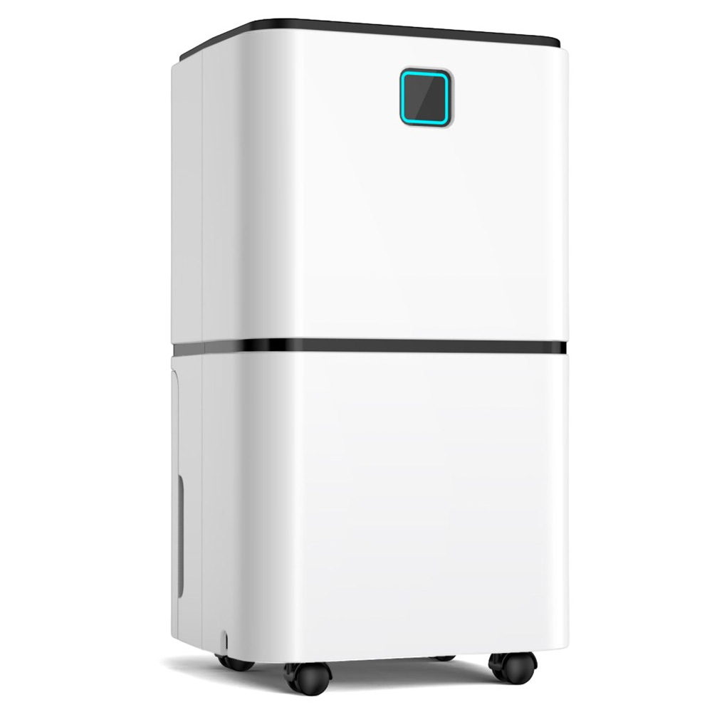 HUMILABS OL12-BD023F Portable Dehumidifier, 12L Dehumidifying Capacity, 3 Modes, Auto Defrosting, 12-Hour Timer, LED Touch Screen, Low Noise