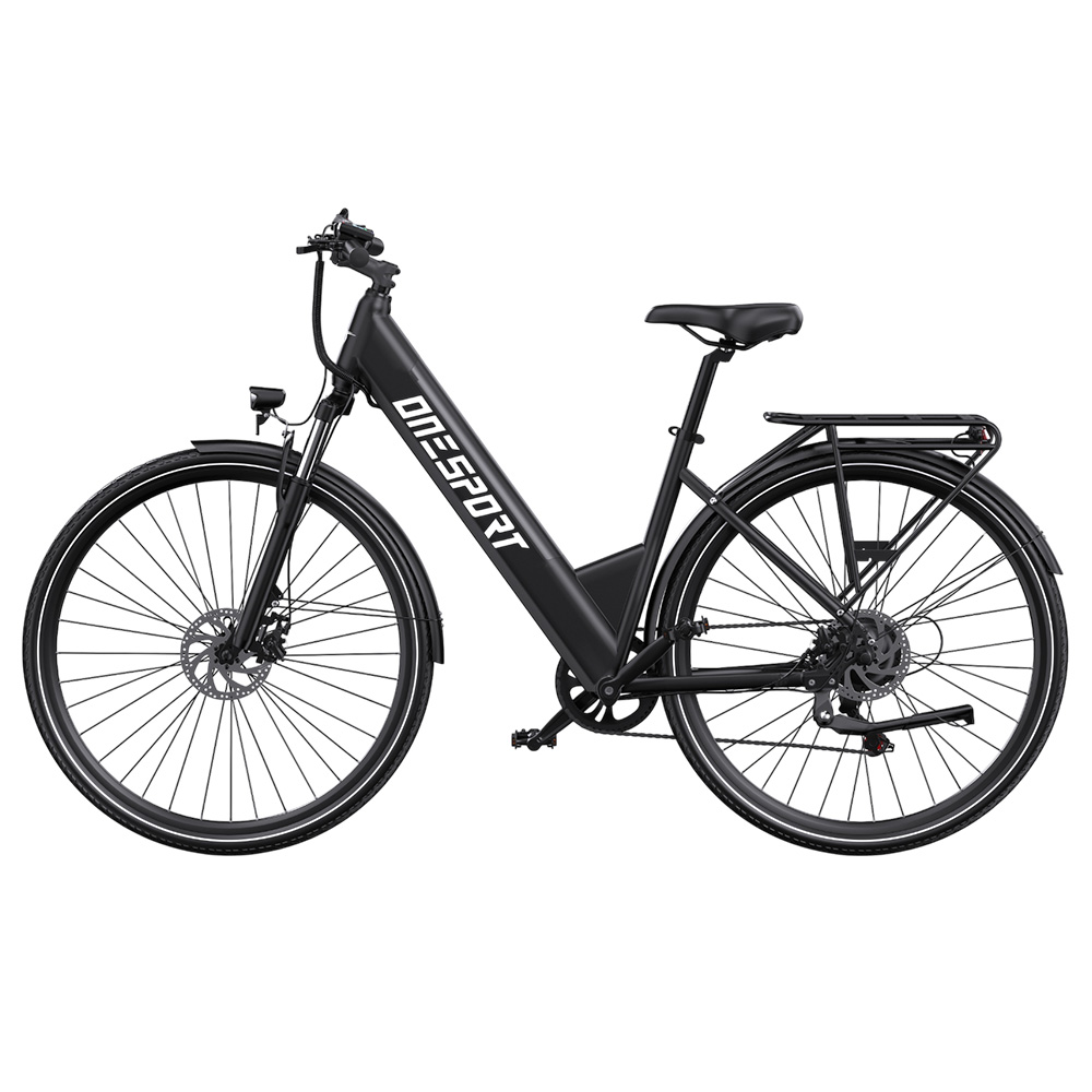 DUOTTS OT12 Electric Bike, 250W Motor, 36V 13Ah Battery, 27.5 inch Tires, 25km/h Max Speed, 65km Range, Front & Rear Mechanical Disc Brakes, Front Suspension Fork, Shimano 7-speed - Grey