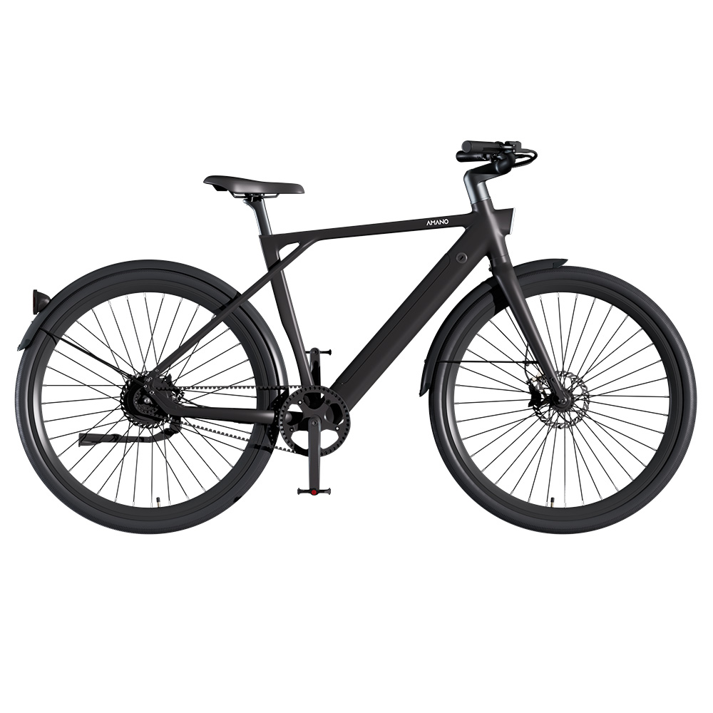 PIXAR S900 Electric Bike, 250W Motor, 36V 10Ah Battery, 700*45C Tires, 25km/h Max Speed, 100km Range, Hydraulic Disc Brake - Black