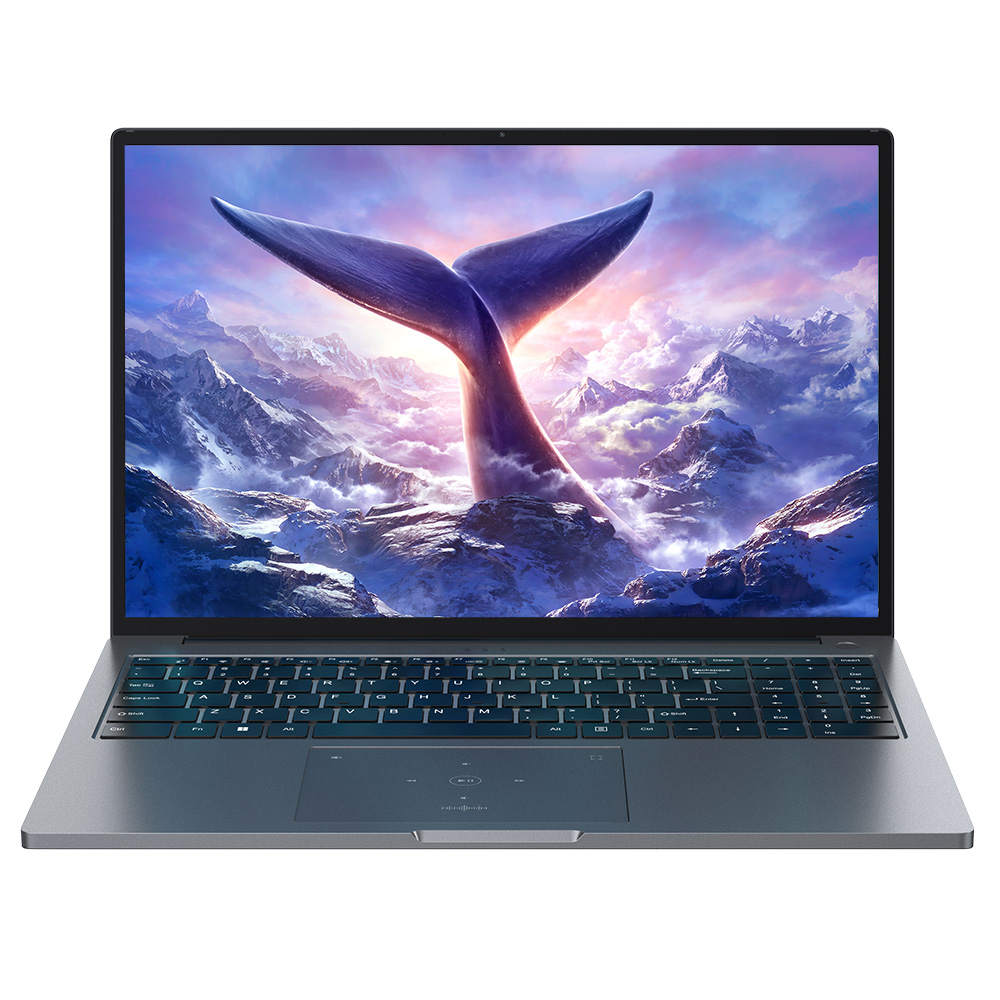 Blackview GamiBook 8 Laptop, 16 inch 1920*1200 IPS Screen, AMD Ryzen 7 7735HS 8 Cores, 16GB RAM 512GB SSD, WiFi 6, 57Wh Battery, Dual Speakers, Fingerprint Unlock, 2*Full-featured Type-C, 2*USB3.2, 1*USB2.0, 1*HDMI, 1*TF Card Slot, 1*Audio Jack